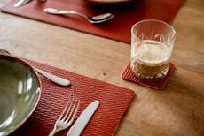 Placemat Brandslang Rood via BENDL