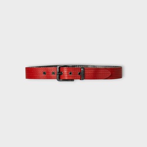 Brolo – Stoere Rode Upcycled Brandslang Riem (4 cm) from BENDL