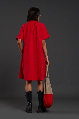 Sutton Dress Red from Bhoomi