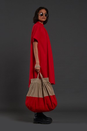 Sutton Dress Red from Bhoomi