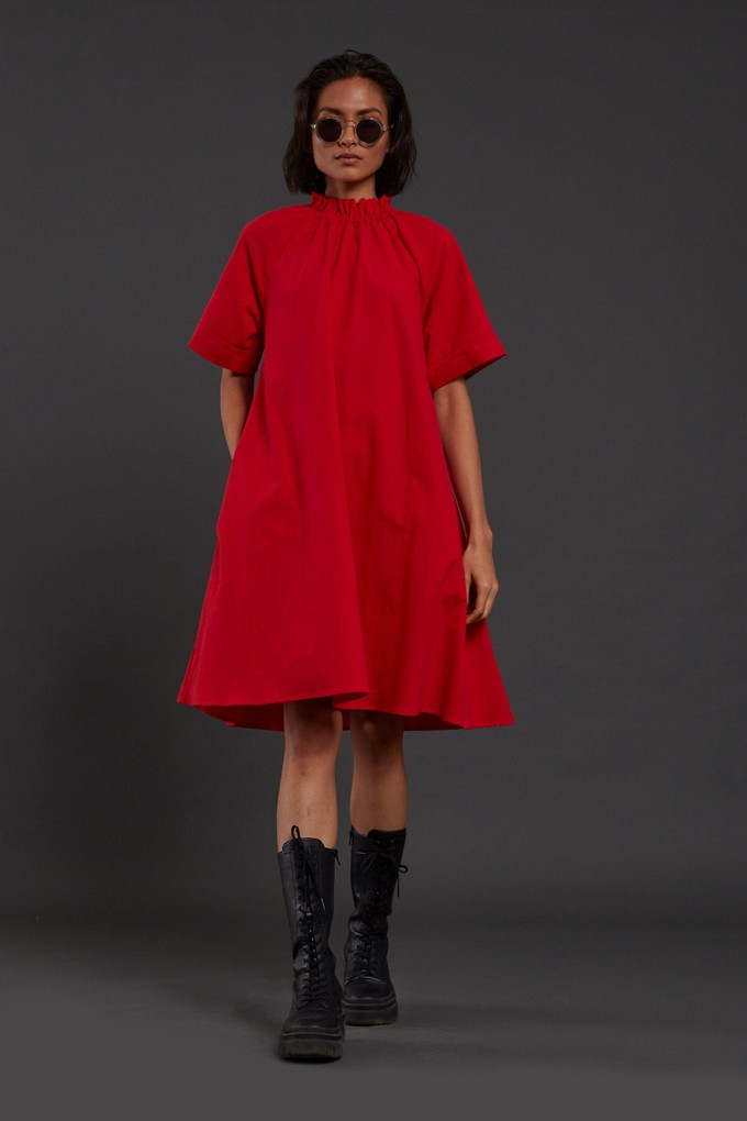 Sutton Dress Red from Bhoomi
