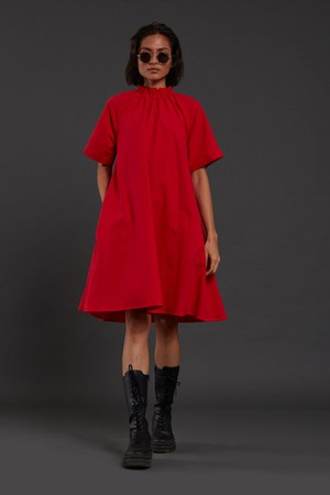 Sutton Dress Red from Bhoomi