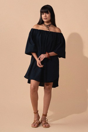 Rosie Dress Black from Bhoomi