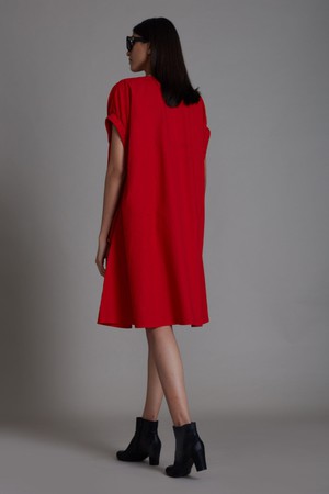 Clara Dress Red from Bhoomi