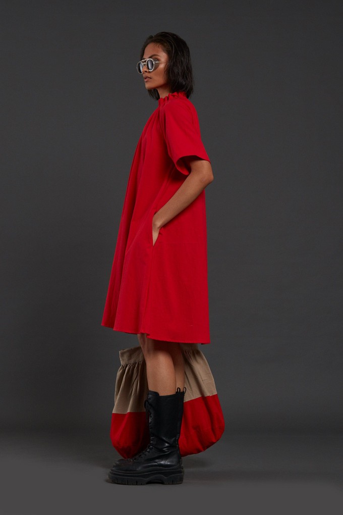Sutton Dress Red from Bhoomi