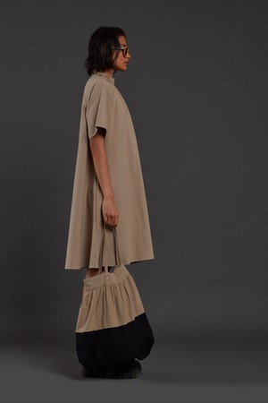 Sutton Dress Beige from Bhoomi
