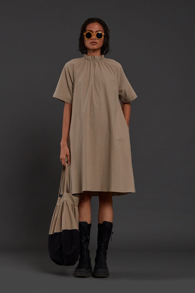 Sutton Dress Beige from Bhoomi