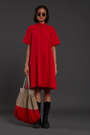 Sutton Dress Red from Bhoomi