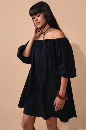 Rosie Dress Black from Bhoomi