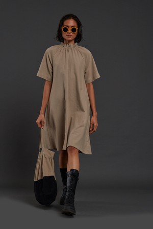 Sutton Dress Beige from Bhoomi