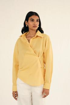 Heather Linen Shirt via Bhoomi