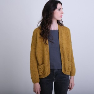 Grace Hand Made Wool Cardigan from BIBICO