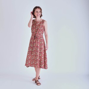 Adelia Paisley Print Cotton Dress from BIBICO