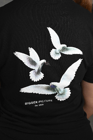 Peaceful Pigeon Tee from Bigger Picture Clothing