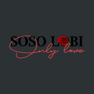 Hoodie Soso Lobi Only Love Black from BLL THE LABEL