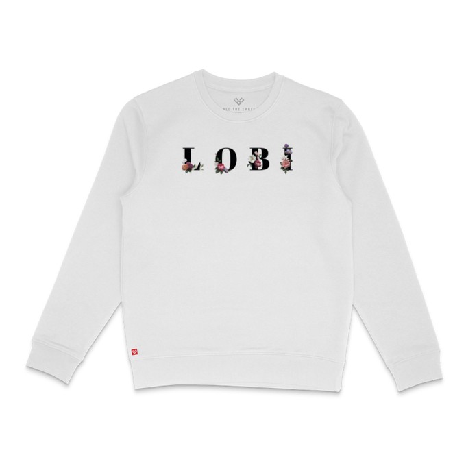 Trui Lobi Floral White from BLL THE LABEL