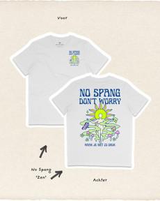 T-shirt No Spang – Zen Wit via BLL THE LABEL