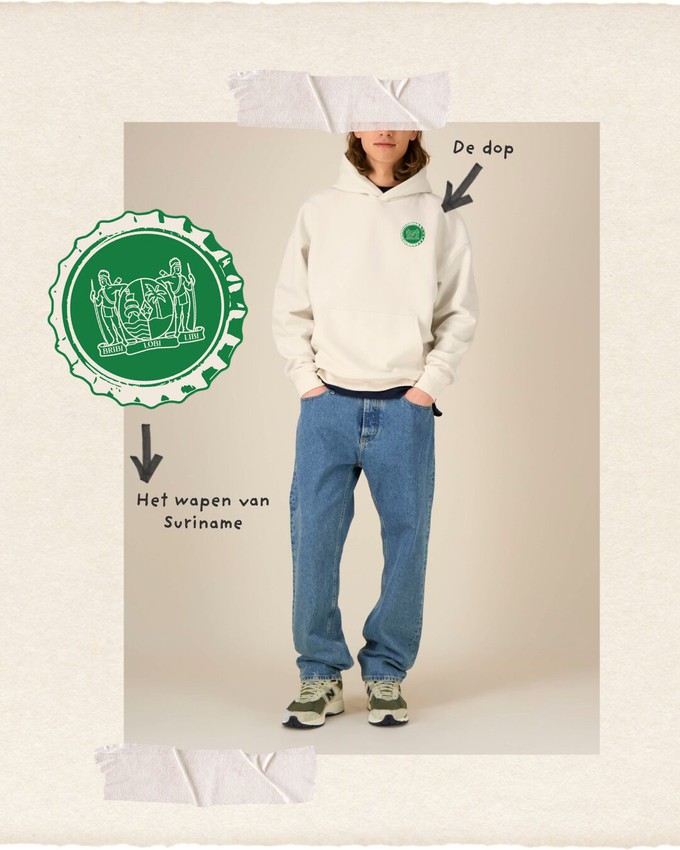 Lobi ‘Djogo’ Makandra Hoodie Natural Raw from BLL THE LABEL