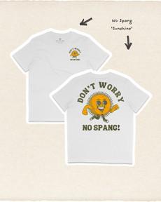 T-shirt No Spang – Sunshine Wit via BLL THE LABEL