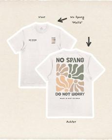 T-shirt No Spang – Matiz Wit via BLL THE LABEL