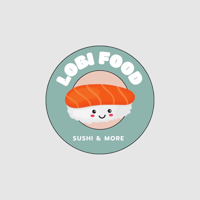 Lobi Njang Sushi & More T-shirt Wit from BLL THE LABEL