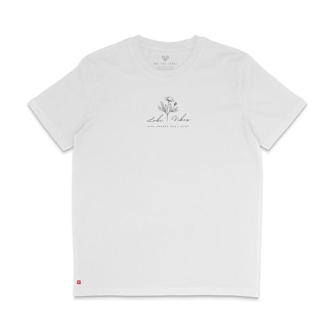 T-shirt Lobi Vibes Paris White from BLL THE LABEL