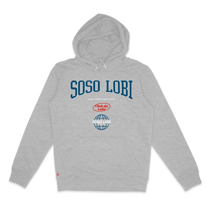 Lobi Varsity Hoodie Heather Grey from BLL THE LABEL