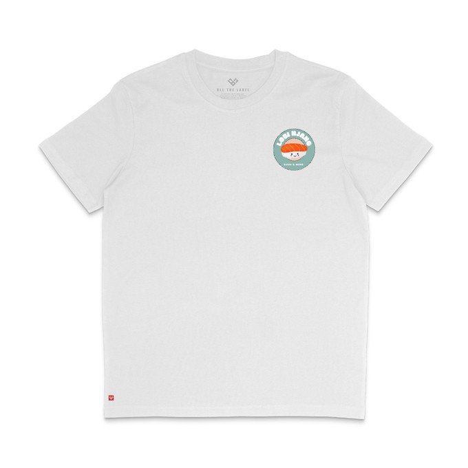 Lobi Njang Sushi & More T-shirt Wit from BLL THE LABEL