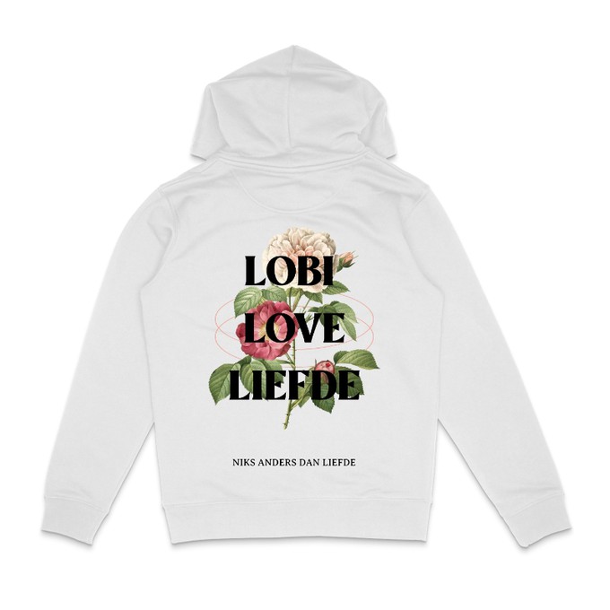 Lobi Love Liefde Hoodie White from BLL THE LABEL