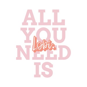 All You Need Front Hoodie White from BLL THE LABEL