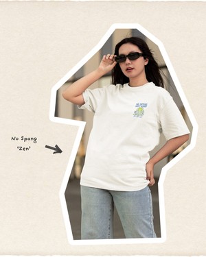 T-shirt No Spang – Zen Wit from BLL THE LABEL