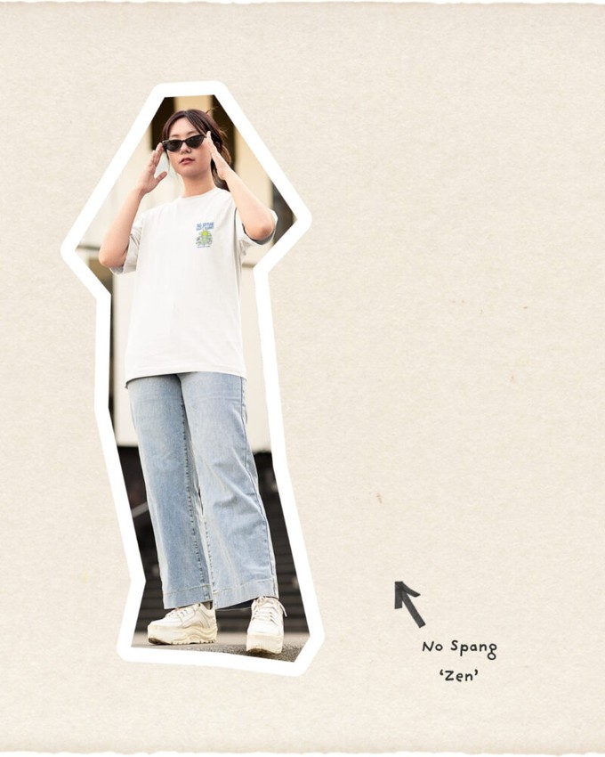 T-shirt No Spang – Zen Wit from BLL THE LABEL