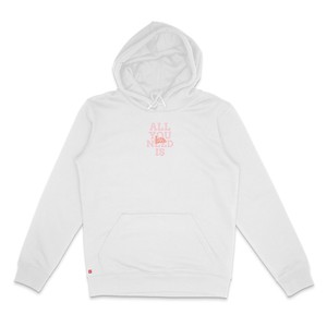 All You Need Front Hoodie White from BLL THE LABEL