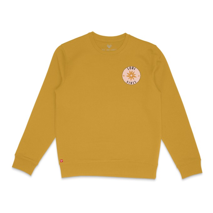 Sweater Lobi Vibes Rio Ochre from BLL THE LABEL