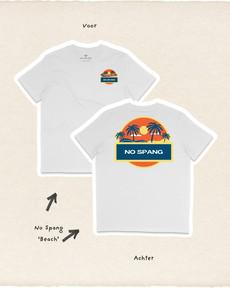 T-shirt No Spang – Beach Wit via BLL THE LABEL