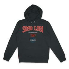 Hoodie Soso Lobi Varsity Black via BLL THE LABEL