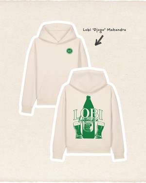 Lobi ‘Djogo’ Makandra Hoodie Natural Raw from BLL THE LABEL