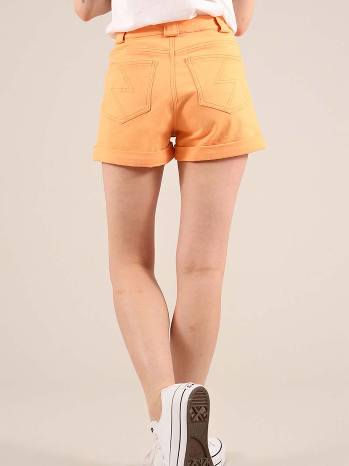 Rogue Shorts, Organic Cotton, in Preach Orange from blondegonerogue