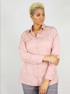 Classic-oh Shirt, Lyocel, in Pink via blondegonerogue