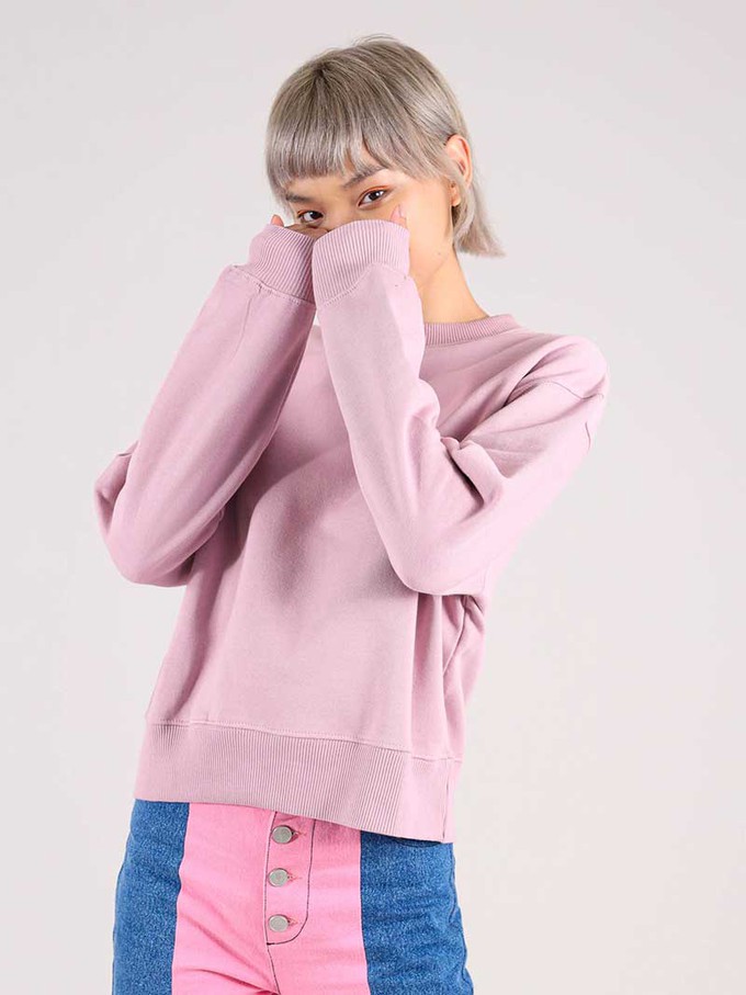 The OG Sweatshirt, Organic Cotton, in Ash Pink from blondegonerogue