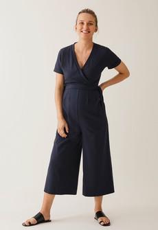 Maternity jumpsuit with nursing access van Boob Design