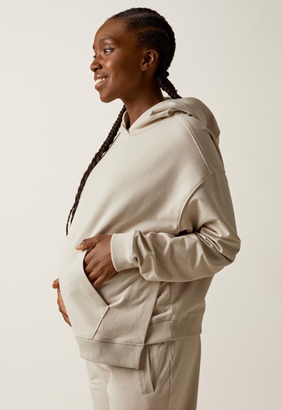 Maternity hoodie with nursing access from Boob Design