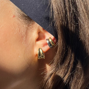 THE AVA HOOP  - 18k gold vermeil from Bound Studios
