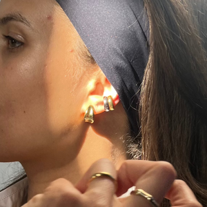 THE AVA HOOP  - 18k gold vermeil from Bound Studios