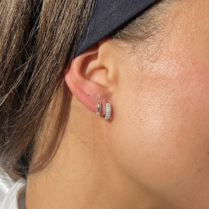 THE AURORA HOOP S - sterling silver from Bound Studios