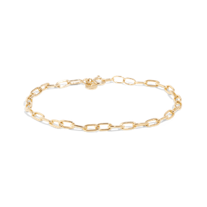 THE CHARLIE ANKLET - Solid 14k yellow gold from Bound Studios
