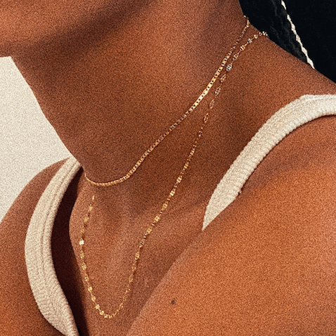 THE QUIN NECKLACE - 18k gold plated from Bound Studios