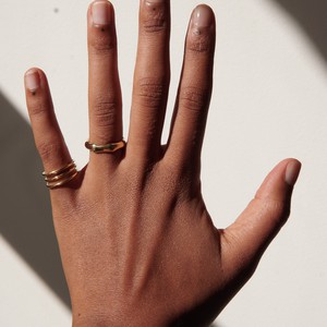 THE BAMBOO RING - 18k gold vermeil from Bound Studios