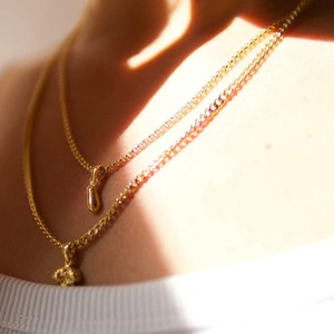 THE EGGPLANT PENDANT - Solid 14k yellow gold from Bound Studios