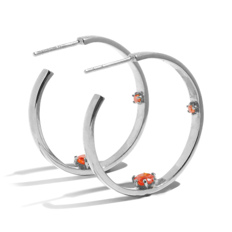 THE SUNNY HOOPS - sterling silver from Bound Studios